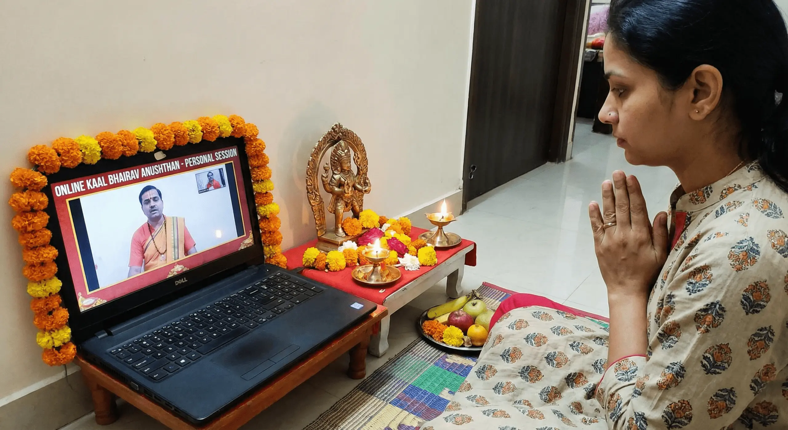 Generate image of Online Personal Kaal Bhairav Anushthan