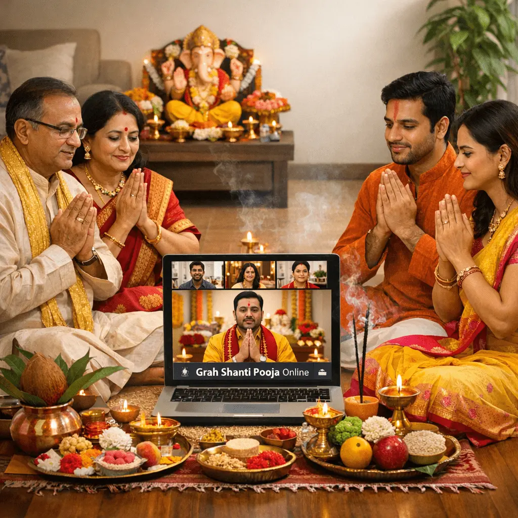 Online Grouped Grah Shanti Pooja (4 Persons)