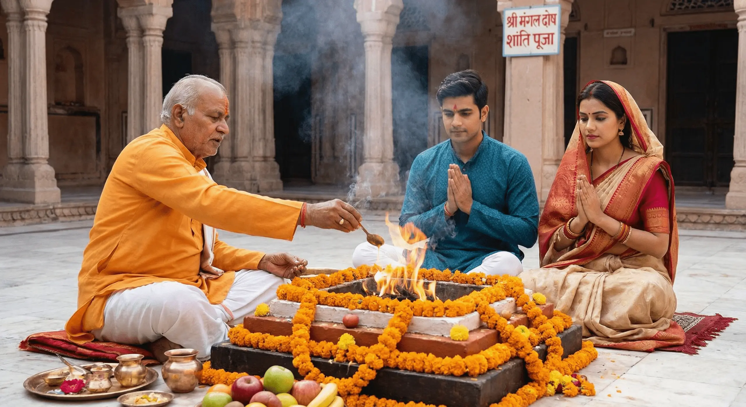 2 Person mangal dosh pooja