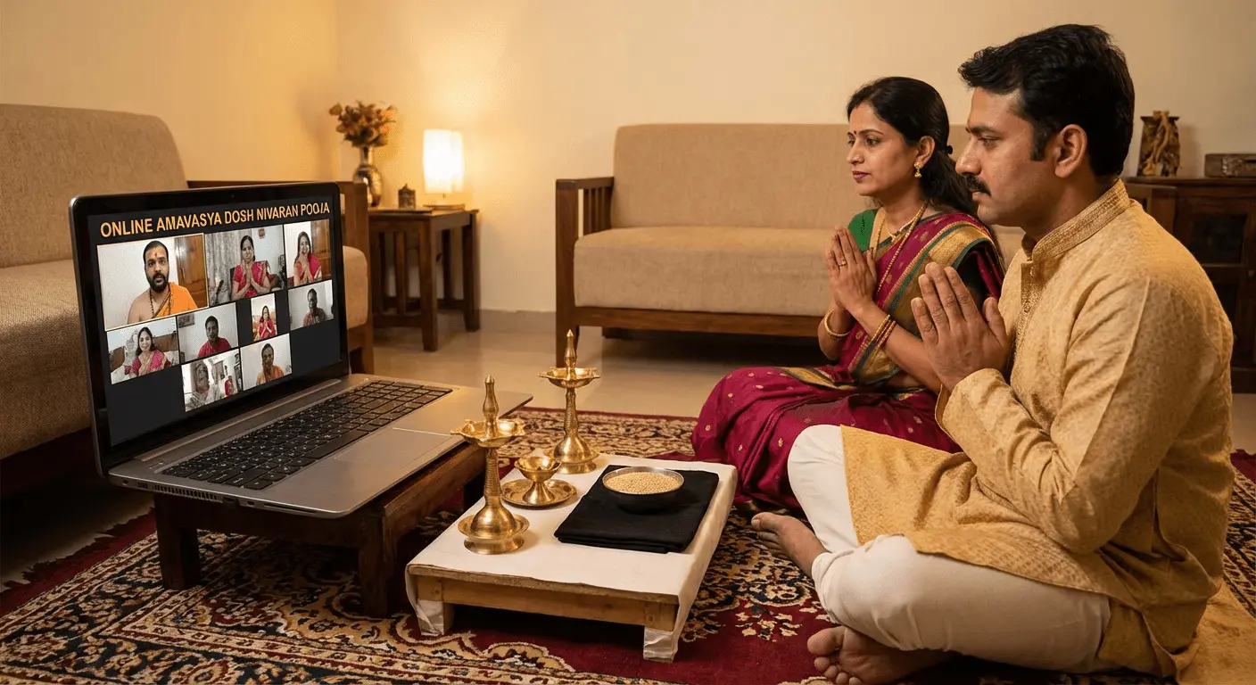 Online Grouped Amavasya Dosh Pooja (2 Persons)