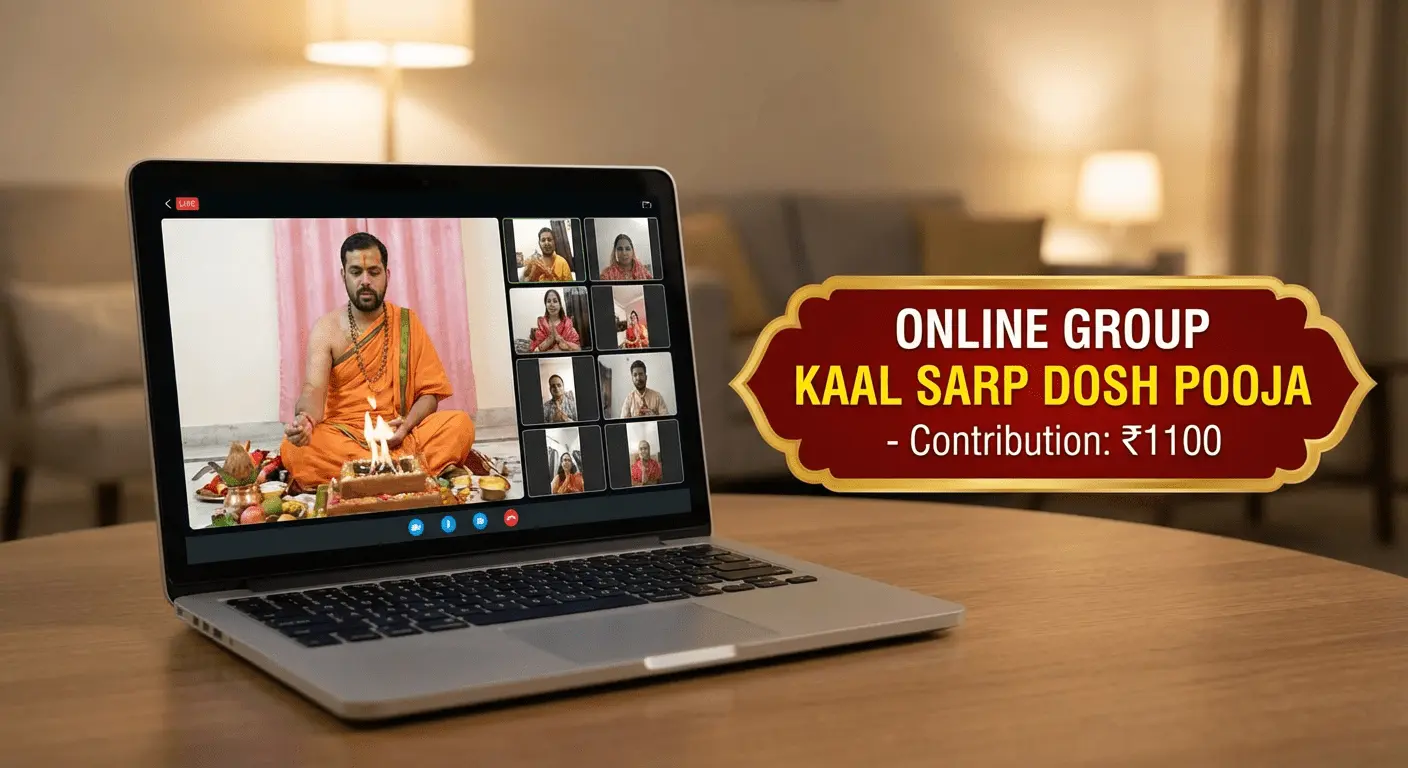 Online Grouped Kaal Sarp Dosh Nivaran Pooja