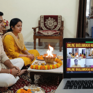 Online Grouped Baglamukhi Havan (2 Persons)